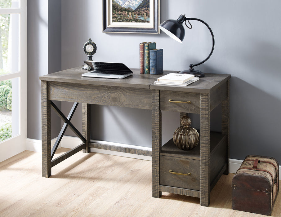 Dexter - Desk - Dark Gray - JaxCo Furniture