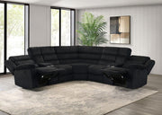 Atkinson - Upholstered Reclining Sectional Sofa - JaxCo Furniture