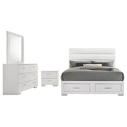 Felicity - Storage Bedroom Set - White - JaxCo Furniture