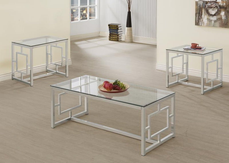 Merced - Rectangular Coffee Table Set - JaxCo Furniture