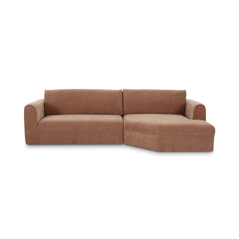 Madrid - Right Sectional - Heritage Pink - JaxCo Furniture