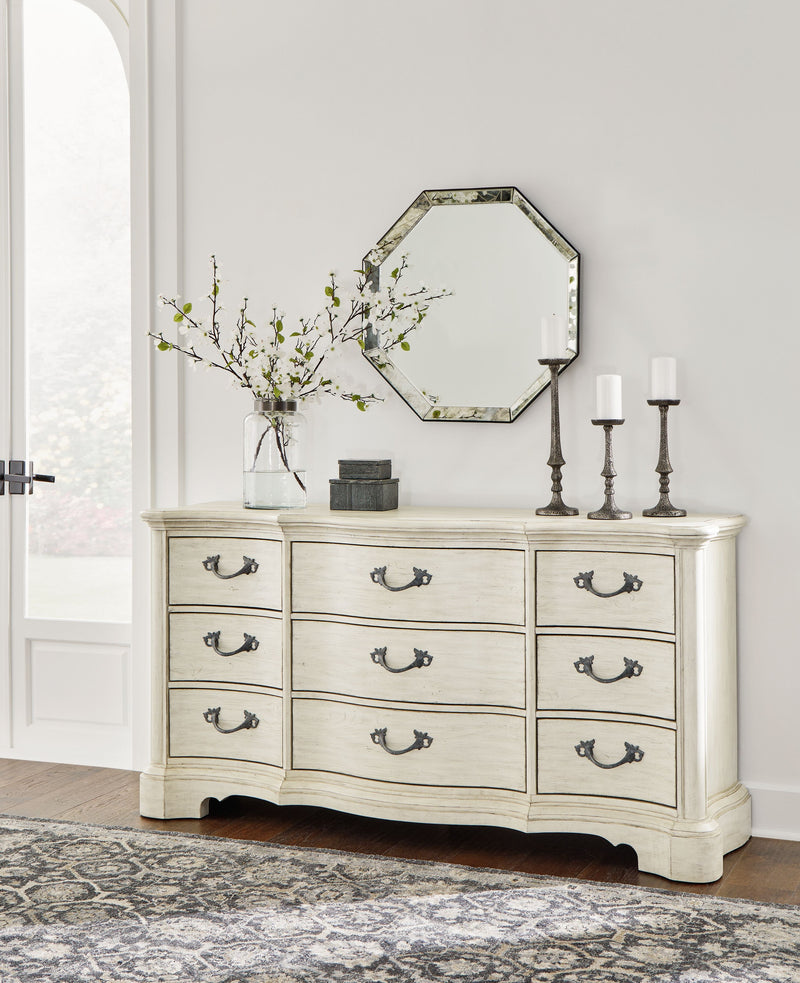 Arlendyne - Antique White - Dresser - JaxCo Furniture