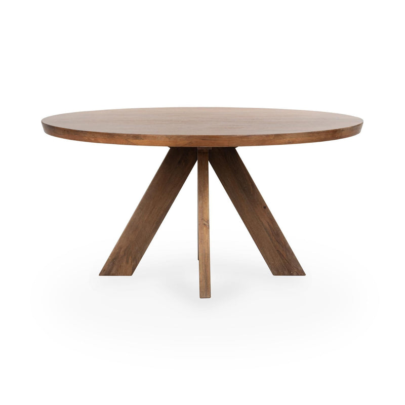 Rodrigo - Round Dining Table - Hickory Brown - JaxCo Furniture