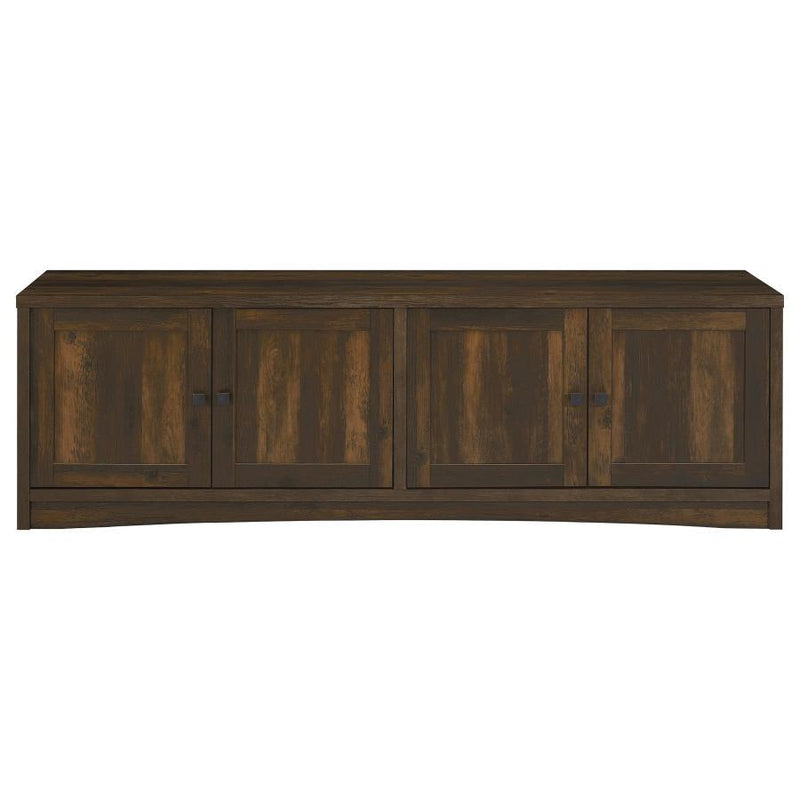 Laughlin - 4 Door Engineered Wood TV Stand - Dark Pine - JaxCo Furniture