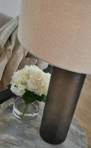 Dingerly - Brown - Glass Table Lamp - JaxCo Furniture