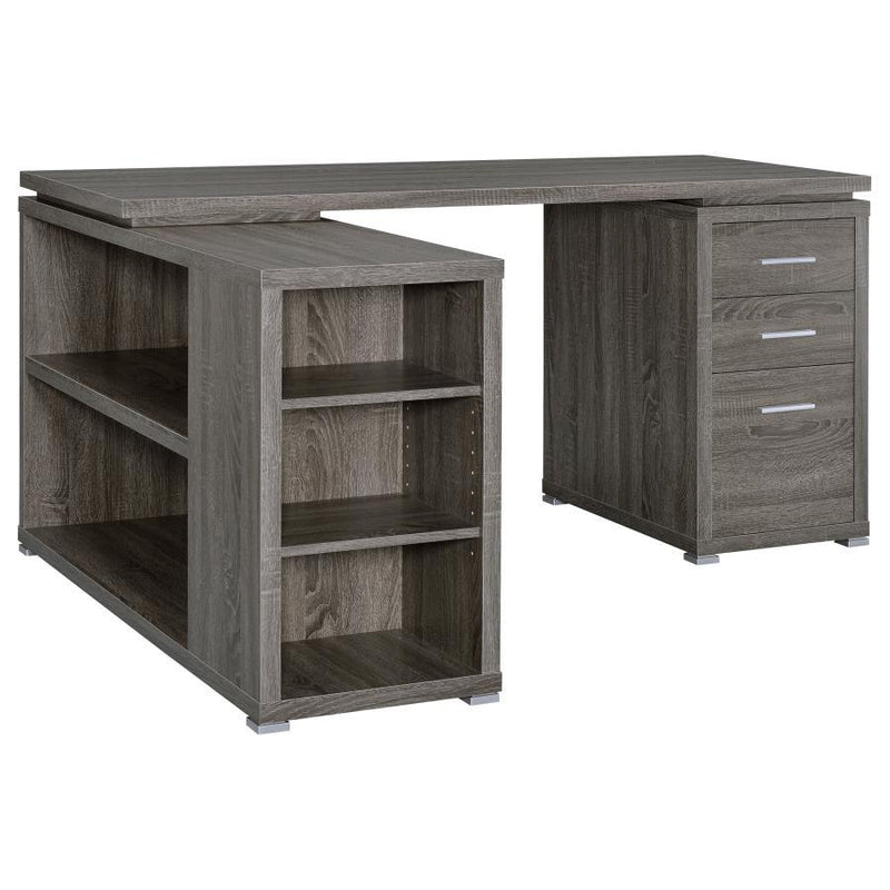 Yvette - 3-Drawer L-Shape Computer Desk - JaxCo Furniture