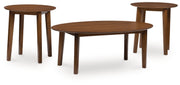 Gordonay - Brown - Occasional Table Set (Set of 3) - JaxCo Furniture