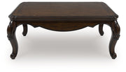 Maylee - Table With Cabriole Legs - JaxCo Furniture