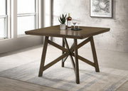 Canfield - Square Counter Height Dining Table - Brown - JaxCo Furniture