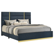 Ines - Fabric Upholstered Panel Bed - JaxCo Furniture