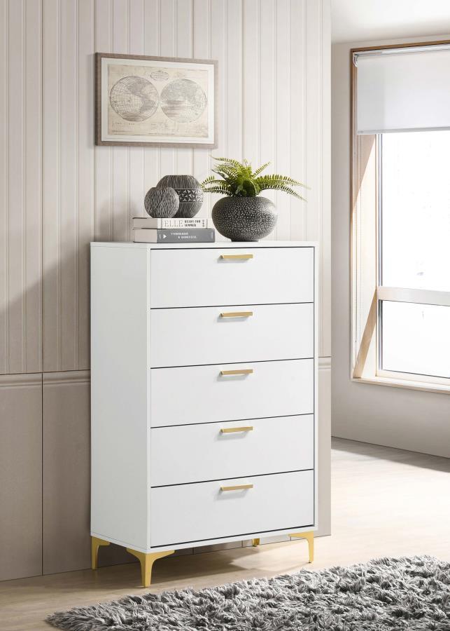 Kendall - 5-Drawer Bedroom Chest - JaxCo Furniture