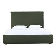 Luzon - King Bed Tall Headboard - Deep Forest - JaxCo Furniture