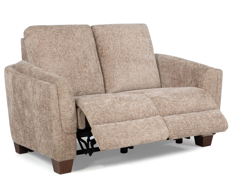 Morehead - Power Reclining Loveseat - Biscotti - JaxCo Furniture