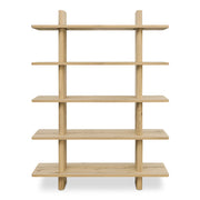 Casey - Large Standard Bookcase - Light Brown - JaxCo Furniture