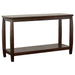 Dixon - Wood Entryway Console Table With Shelf - Cappuccino - JaxCo Furniture