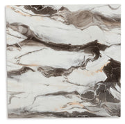 Jeshina - Dark Brown / Beige - Square Dining Room Counter Table - JaxCo Furniture