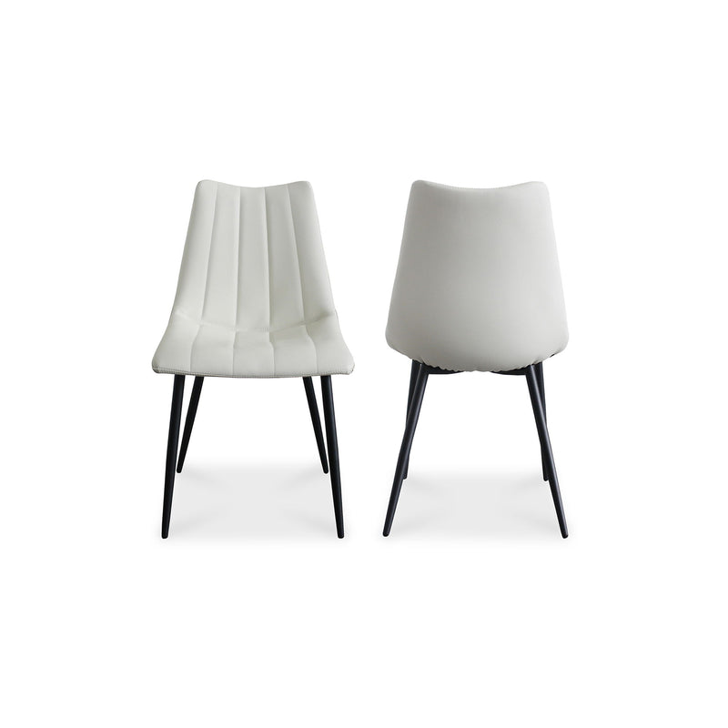 Alibi - Dining Chair (Set of 2) - Ivory - JaxCo Furniture