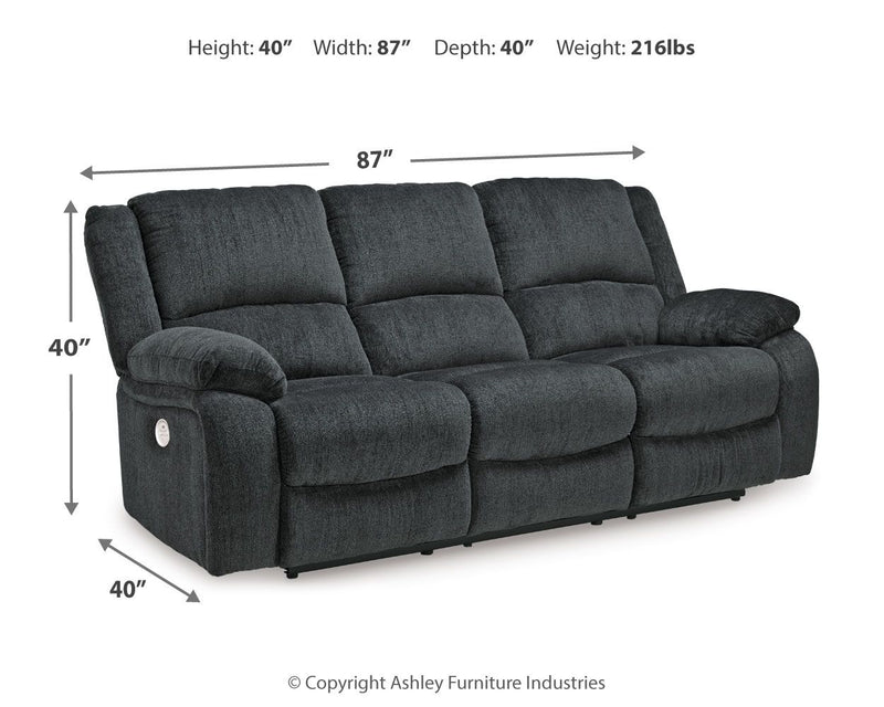 Draycoll - Reclining Sofa - JaxCo Furniture