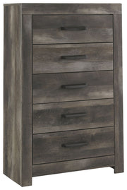 Wynnlow - Gray - Five Drawer Chest - JaxCo Furniture