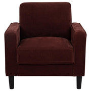 Ruth - Upholstered Track Arm Accent Chair - JaxCo Furniture