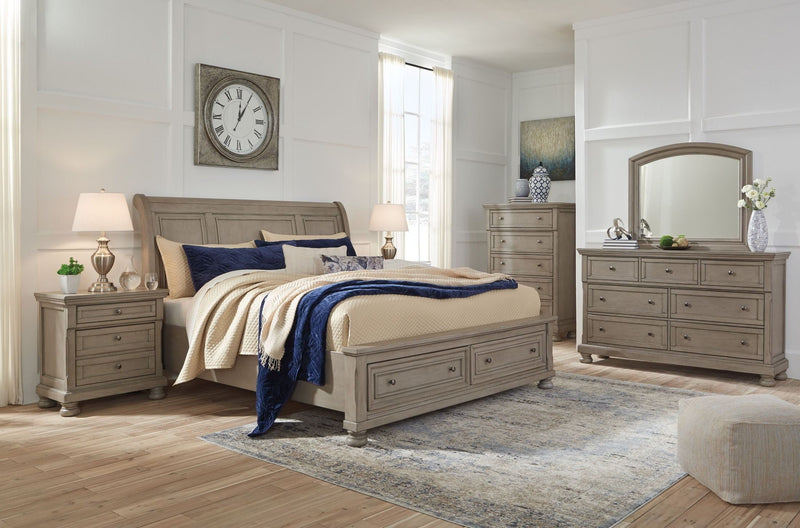 Lettner - Sleigh Bedroom Set - JaxCo Furniture