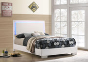 Felicity - Wood LED Panel Bed - JaxCo Furniture