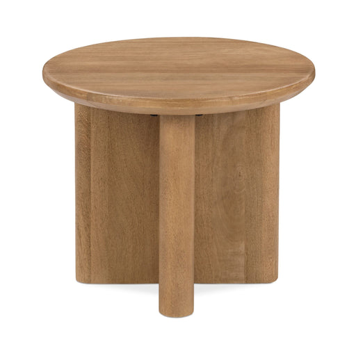 Montengo - Round End Table - Natural Maple - JaxCo Furniture