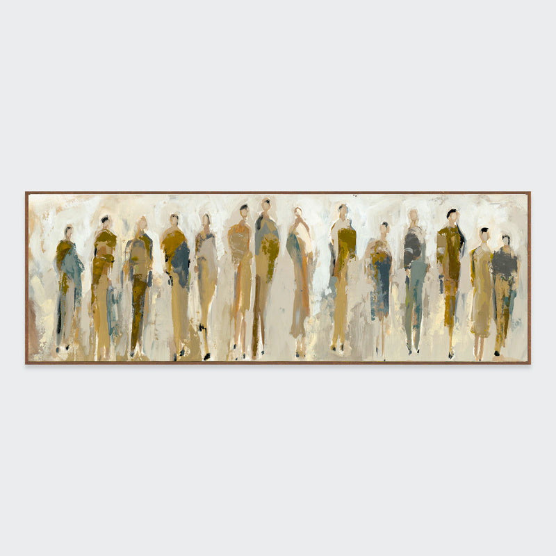 Mass - 72" x 24" Painting Art By Buddy Whitlock - Neutral - JaxCo Furniture