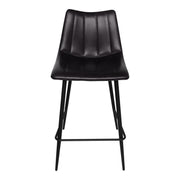 Alibi - Counter Stool (Set of 2) - Matte Black - JaxCo Furniture
