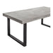 Jedrik - Outdoor Dining Table Large - Cement - JaxCo Furniture