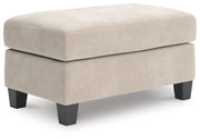 Willarae - Taupe - Ottoman - JaxCo Furniture