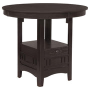 Lavon - Oval Extension Counter Dining Table - Espresso - JaxCo Furniture