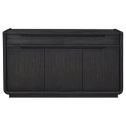 Leandro - 2-Drawer Dining Sideboard Server - Burnished Black - JaxCo Furniture