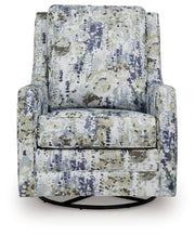 Dustinford - Multi - Swivel Glider Accent Chair - JaxCo Furniture