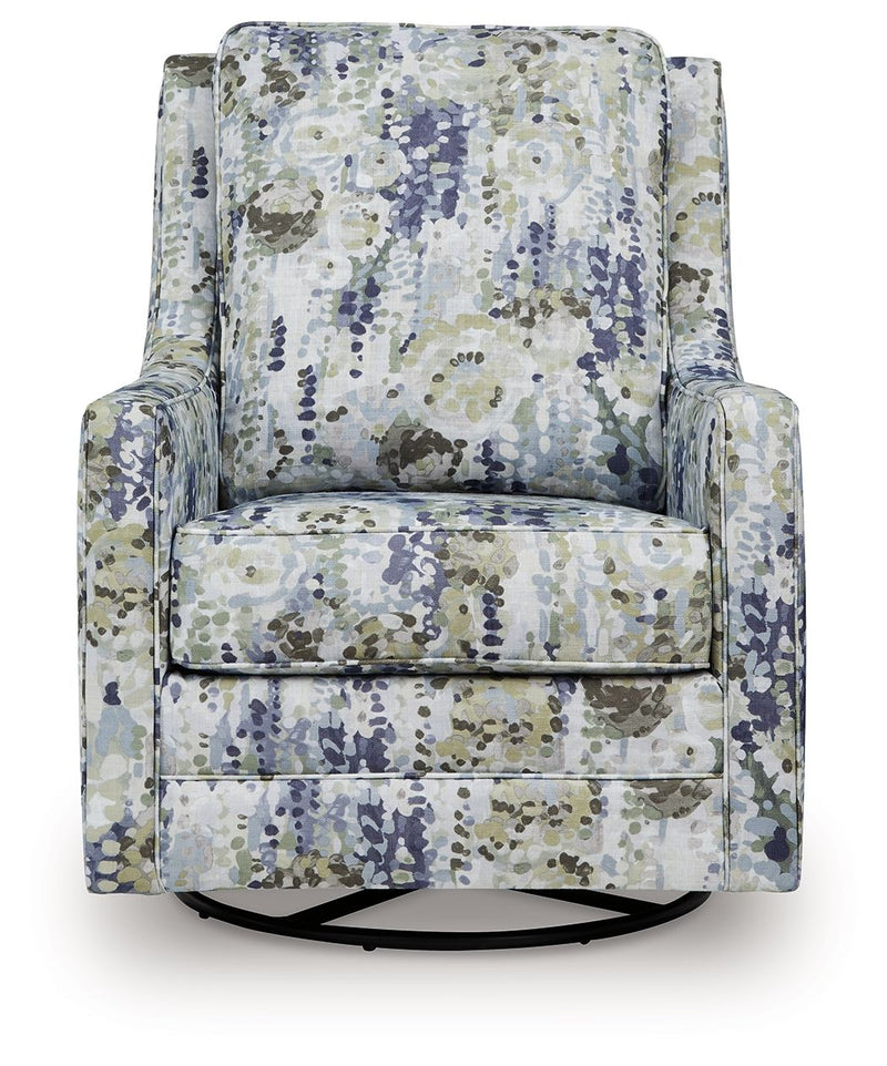 Dustinford - Multi - Swivel Glider Accent Chair - JaxCo Furniture