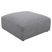 Jennifer - Square Upholstered Ottoman - JaxCo Furniture