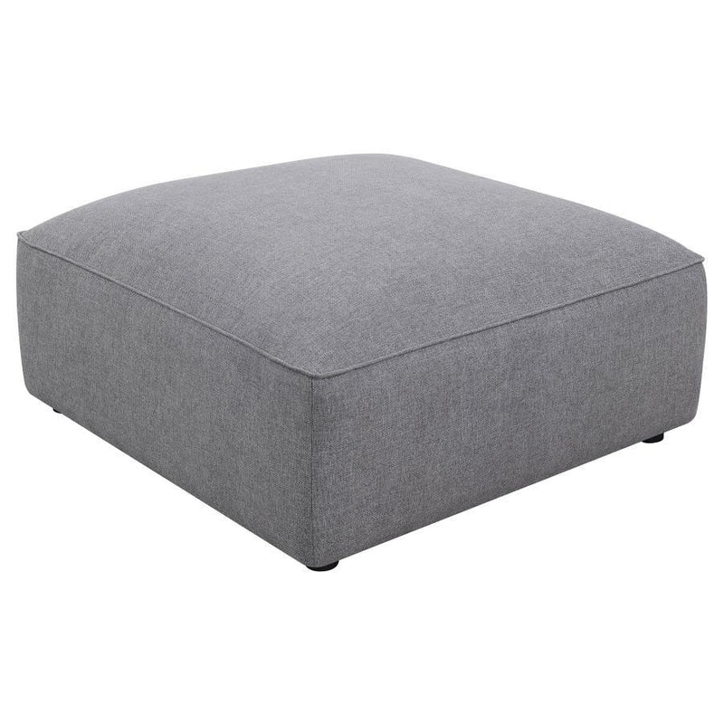 Jennifer - Square Upholstered Ottoman - JaxCo Furniture