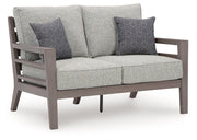 Hillside Barn - Gray / Brown - Loveseat W/Cushion - JaxCo Furniture