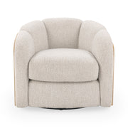 Daisy - Upholstered Swivel Chair - Coastal Sand - JaxCo Furniture