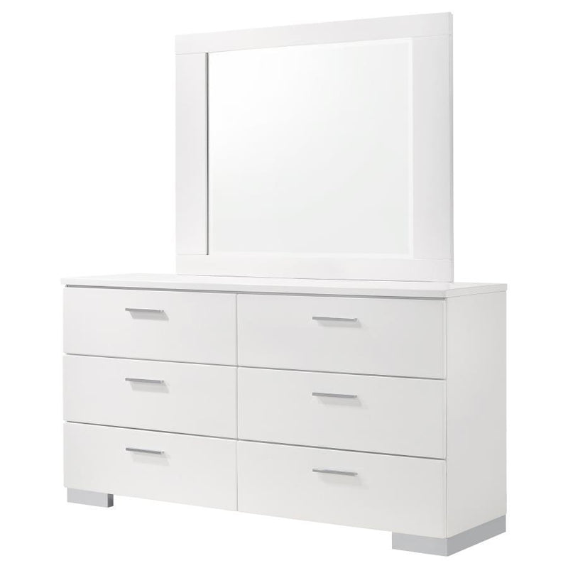 Felicity - 6-Drawer Dresser - JaxCo Furniture