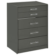 Danbury - 3-Drawer Makeup Vanity & Stool Set - JaxCo Furniture