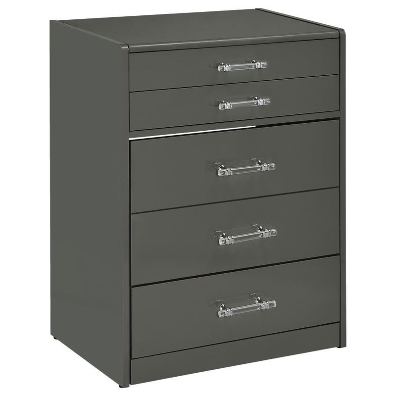 Danbury - 3-Drawer Makeup Vanity & Stool Set - JaxCo Furniture