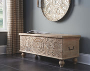 Fossil - Beige - Storage Bench - JaxCo Furniture