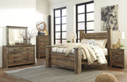 Trinell - Poster Bed - JaxCo Furniture