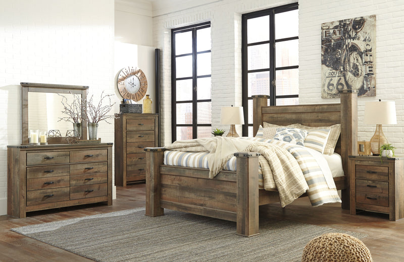 Trinell - Poster Bed - JaxCo Furniture