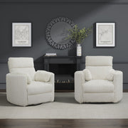 Radius - Power Swivel Glider Recliner (Set of 2) - JaxCo Furniture