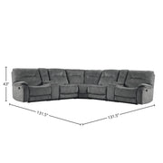 Cooper - Modular Manual Reclining Sectional - JaxCo Furniture