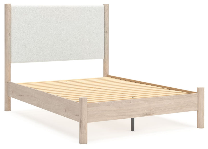 Cadmori - Upholstered Panel Bed - JaxCo Furniture