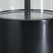 Kerrbrook - Clear / Black - Glass Table Lamp - JaxCo Furniture