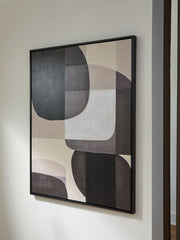 Kesleigh - Black / White - Wall Art - JaxCo Furniture